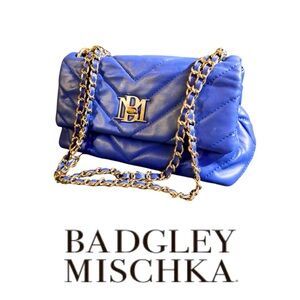 Blue Quilted Badgley Mishka Crossbody